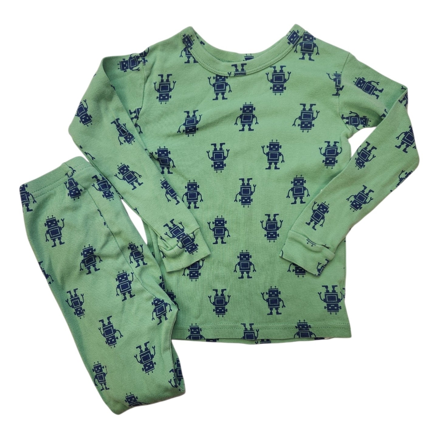Gap (B) Green Toddler Size 4 Neutral 2PCSleepwear