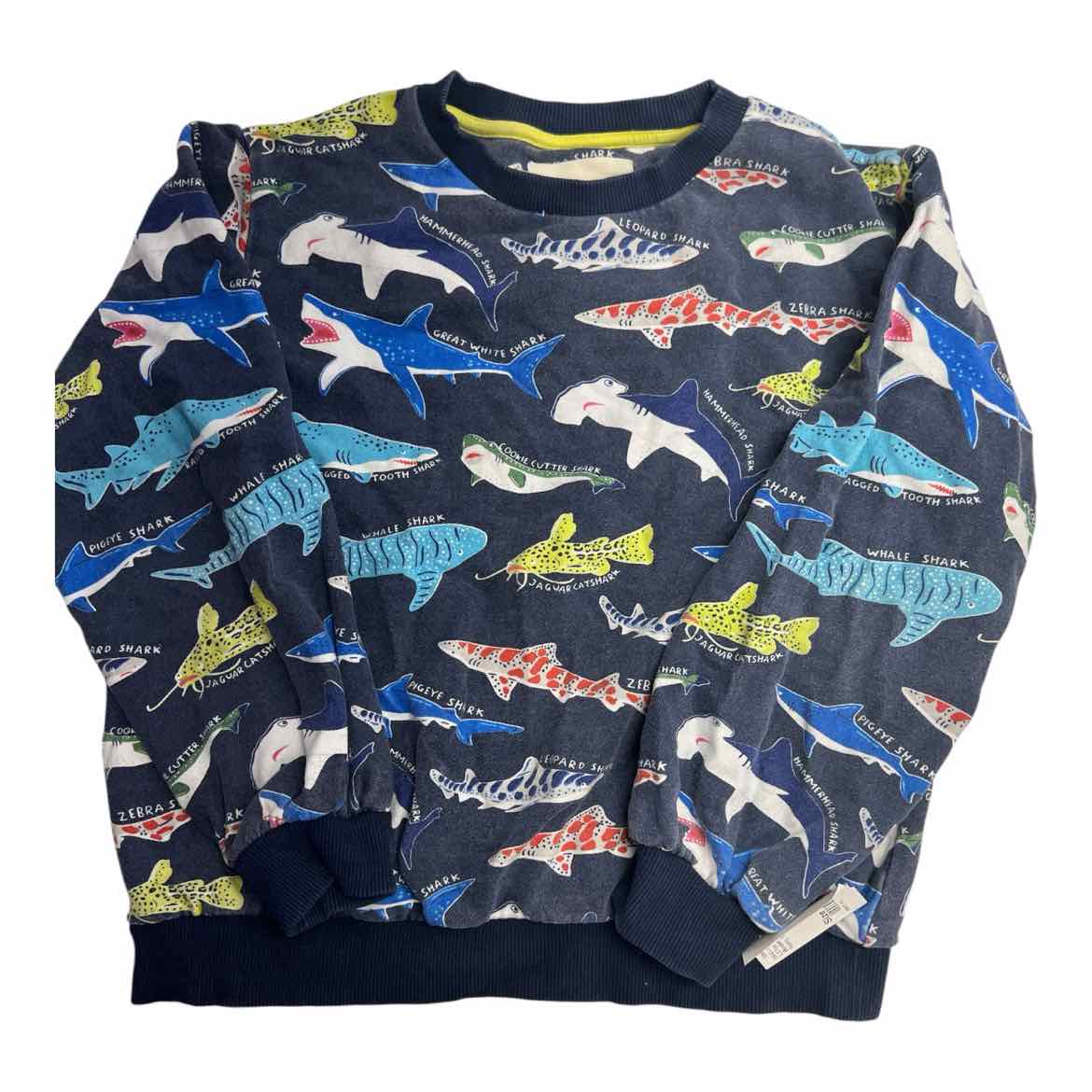 Boden (A) Navy Youth Size 10-11 Boy's LSTop
