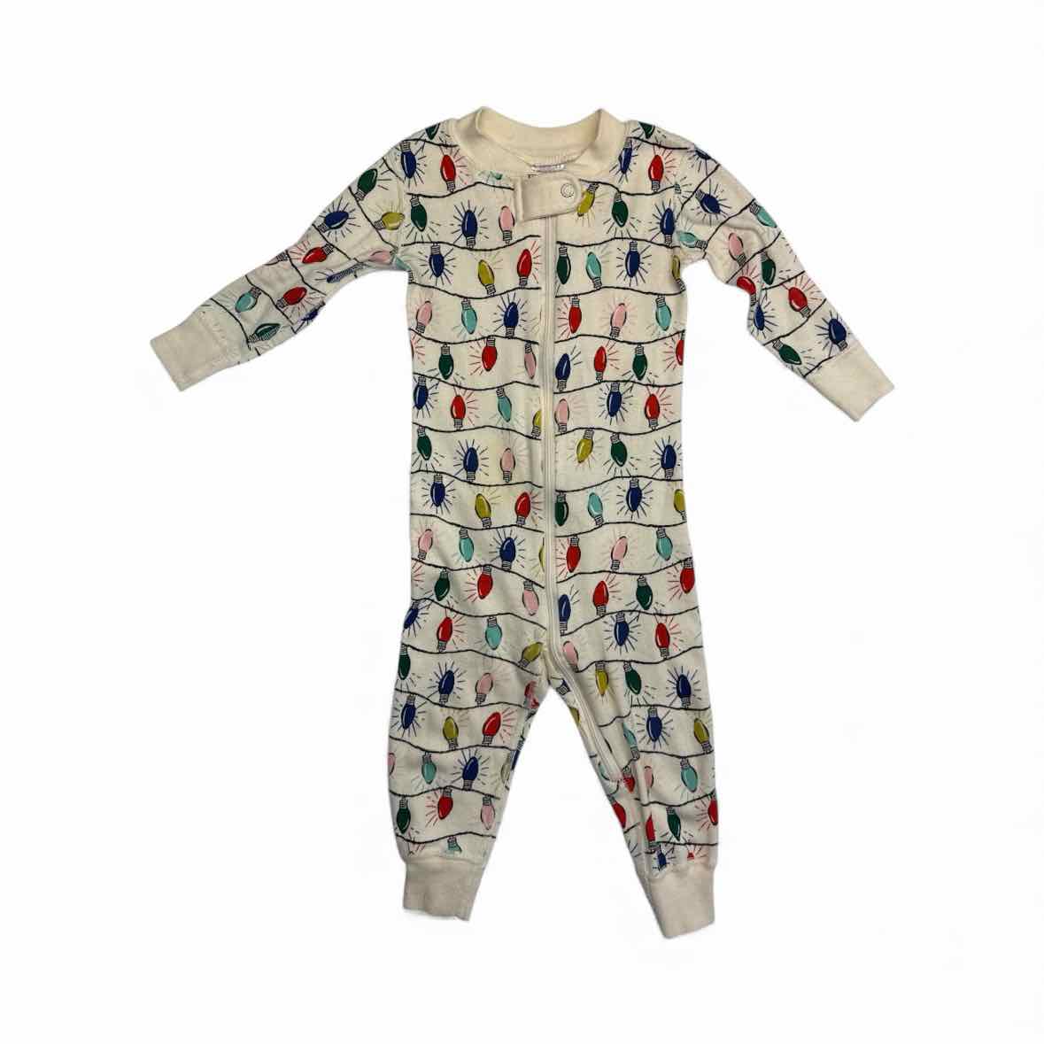 Hanna Andersson (A) White Print Infant Size 12-18 MO 1PCSleepwear