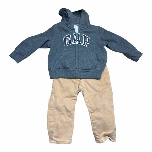 Gap (B) Grey Infant Size 18-24 MO 2PC Casual