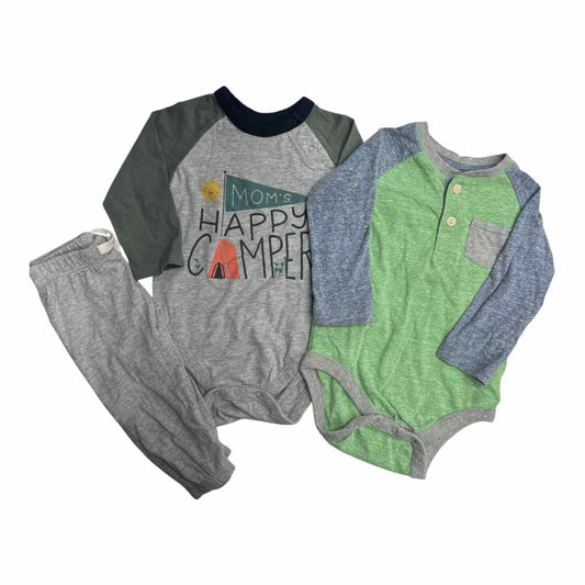 Gap (B) Grey Infant Size 6-12 MO Boy's 3PC Casual