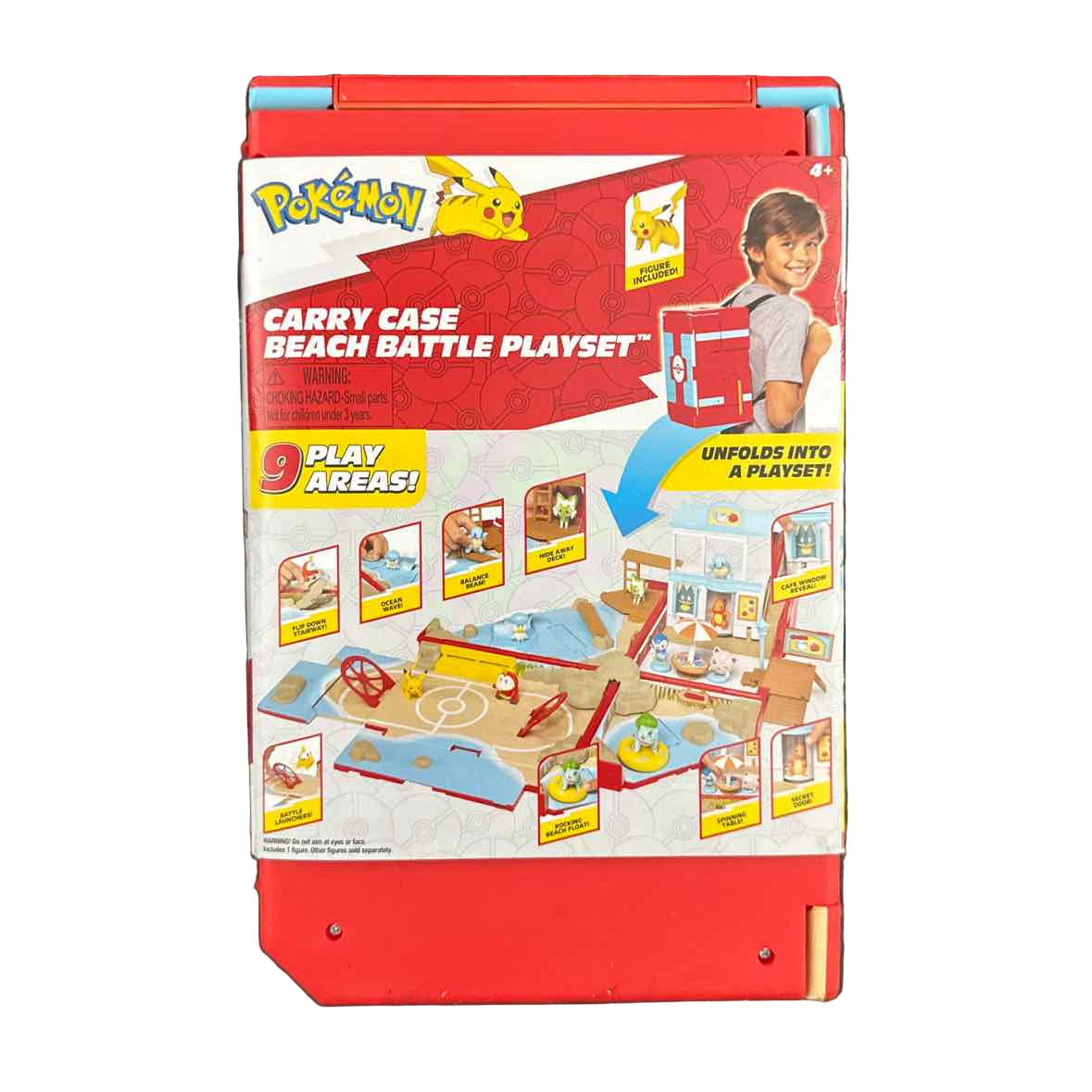 Pokemon Carry Case Beach Battle Playset