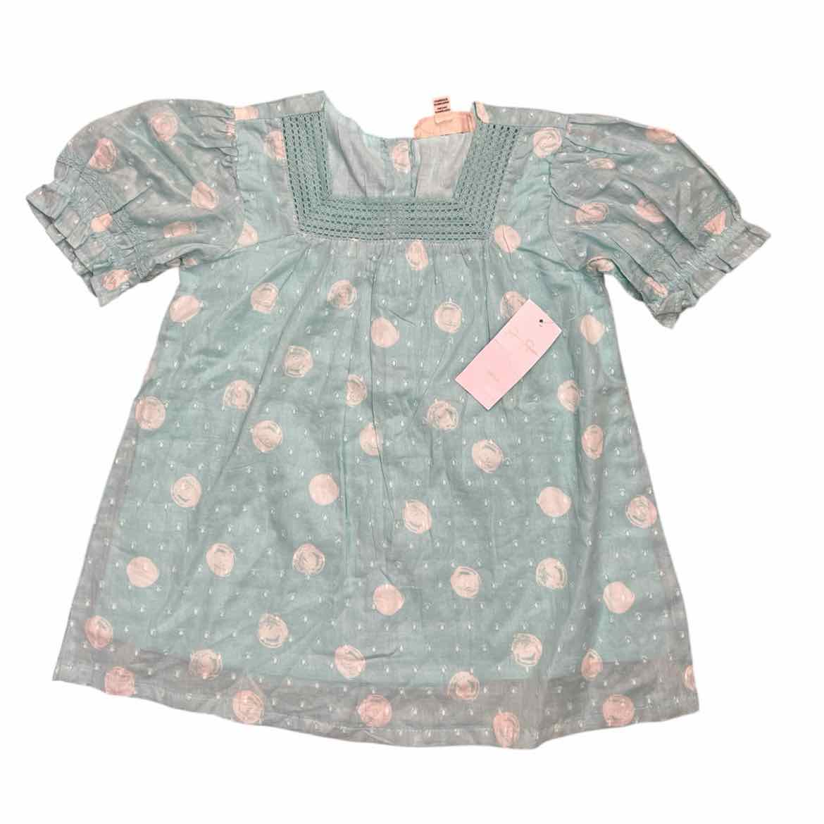Jessica Simpson (C) Teal Toddler Size 5-6 Girl's SSTop