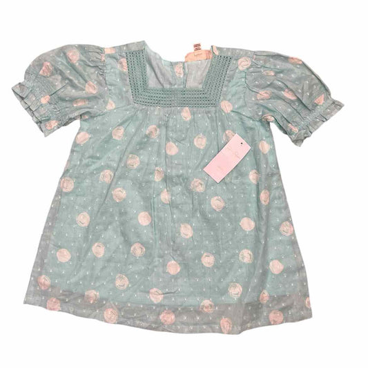 Jessica Simpson (C) Teal Toddler Size 5-6 Girl's SSTop