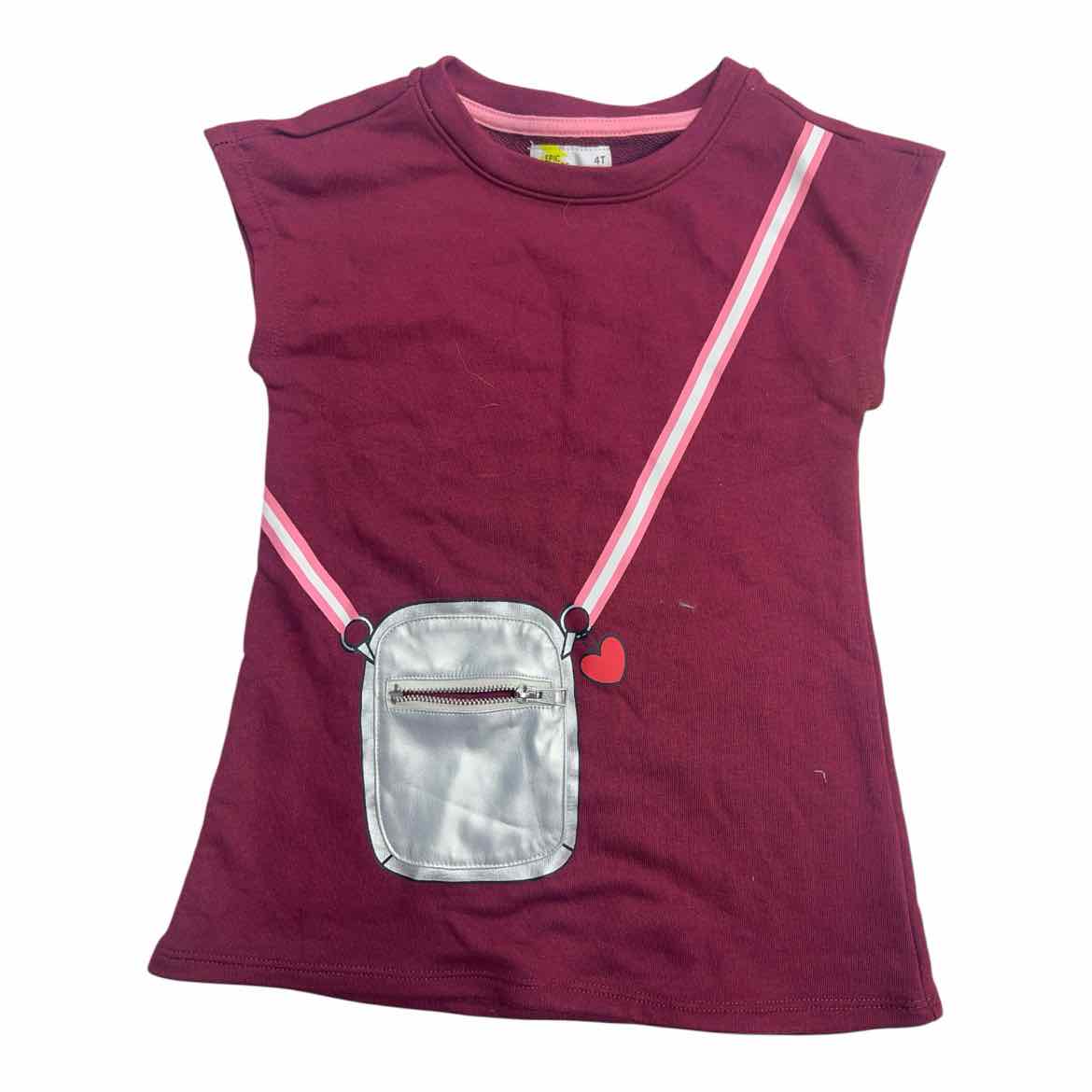 Epic Threads (D) Purple Toddler Size 4 Girl's Basic dress