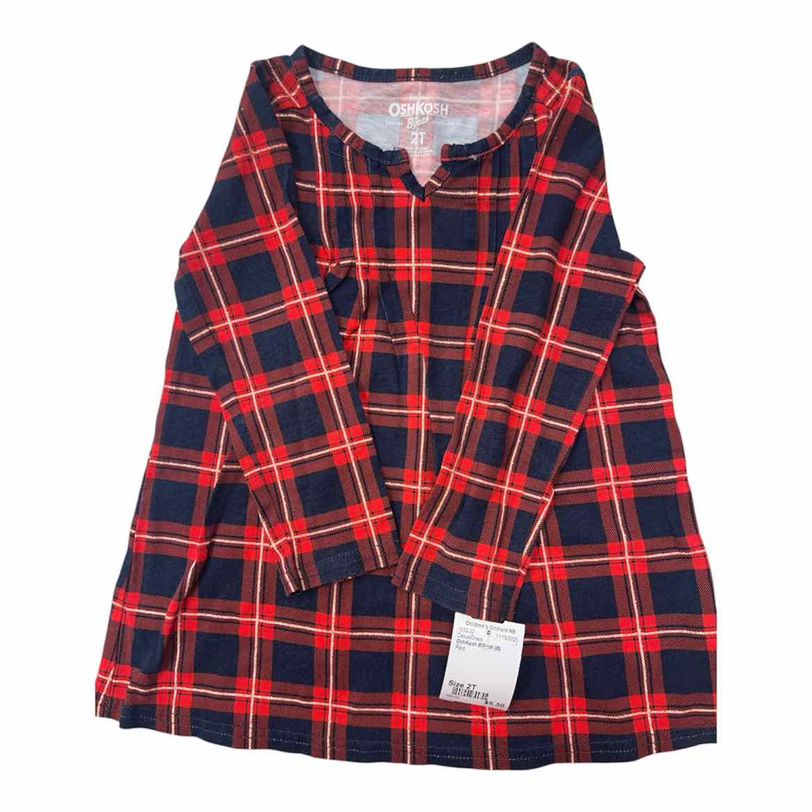 OshKosh BGosh (B) Red Toddler Size 2T CasualDress