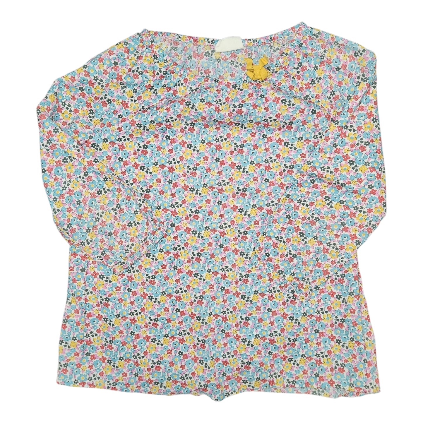 Mini Boden (A) Blue Print Youth Size 9-10 Girl's LSTop