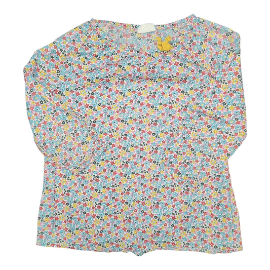 Mini Boden (A) Blue Print Youth Size 9-10 Girl's LSTop