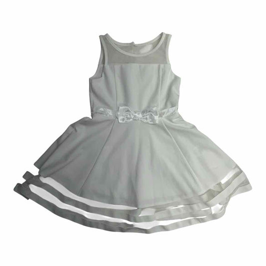 Calvin Klein (B) White Youth Size 7 Girl's FormalDress