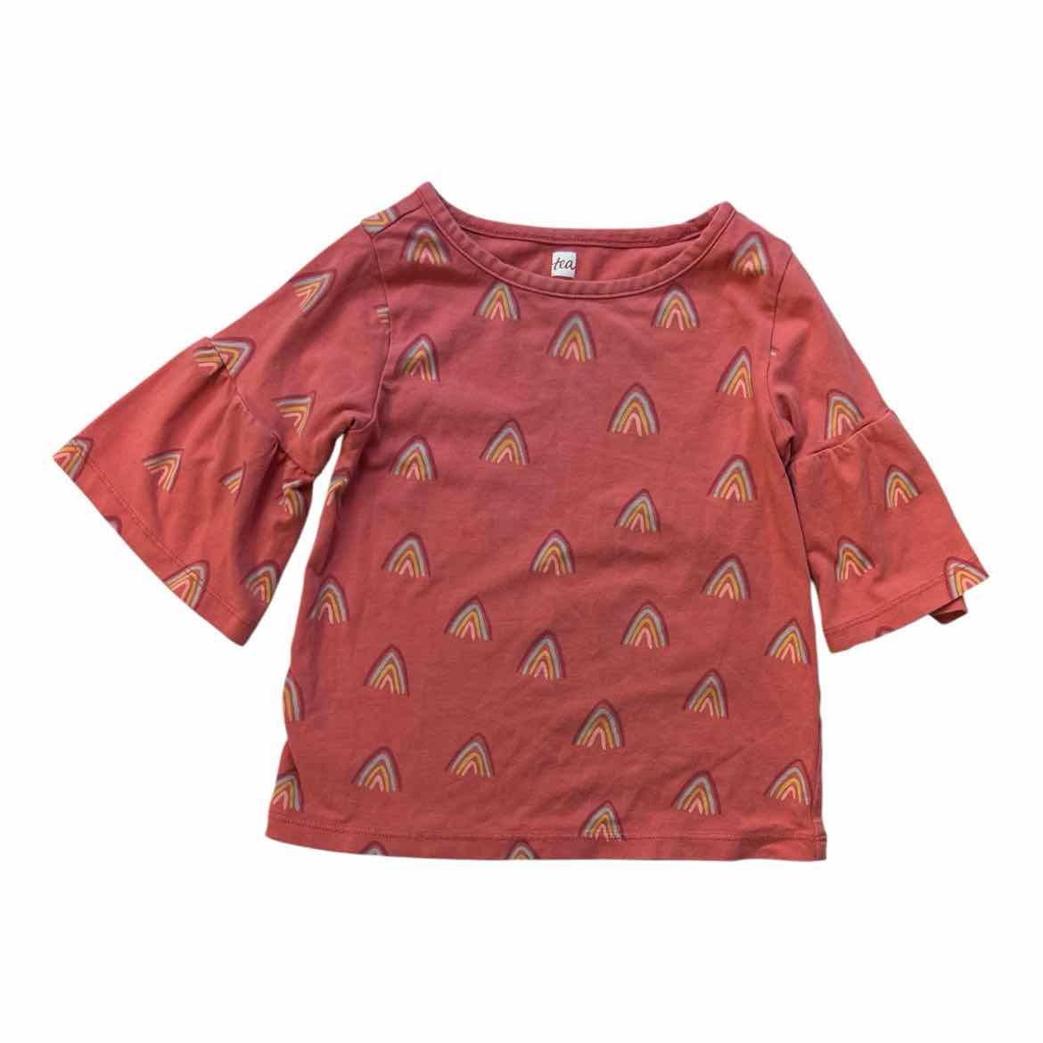 Tea Collection (A) Coral Toddler Size 4 Girl's LSTopBasic