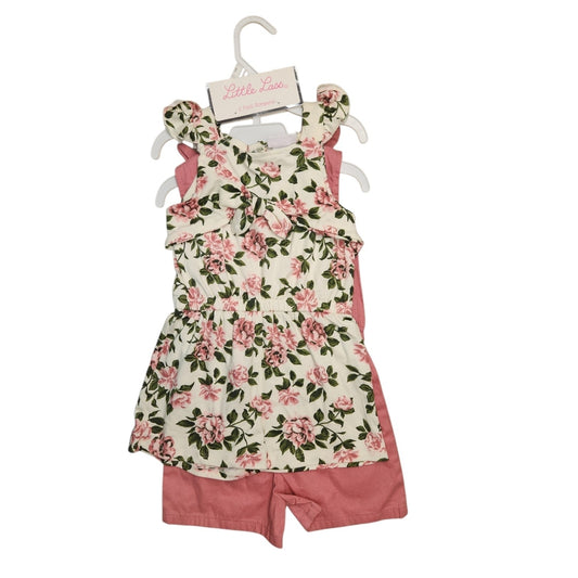 Little Lass (D) Pink Toddler Size 4 Girl's 2PCCasual