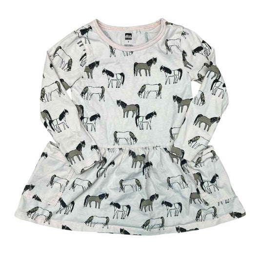 Tea Collection (A) Pink print Toddler Size 2 Girl's Basic dress