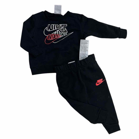 Nike (B) Black Infant Size 12 MO Boy's 2PC Casual