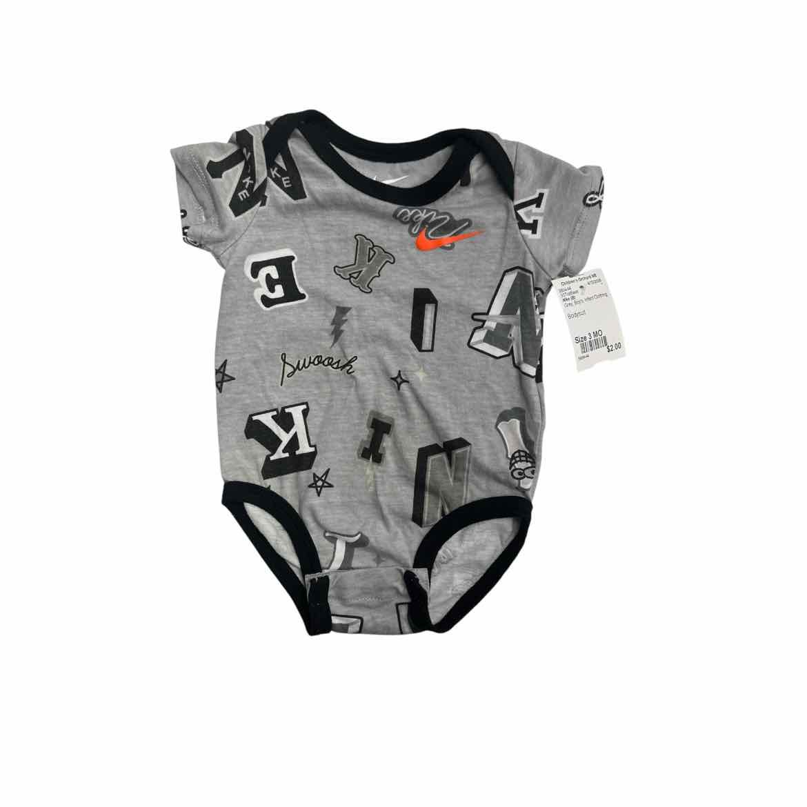 Nike (B) Grey Infant Size 3 MO Boy's SSTopBasic