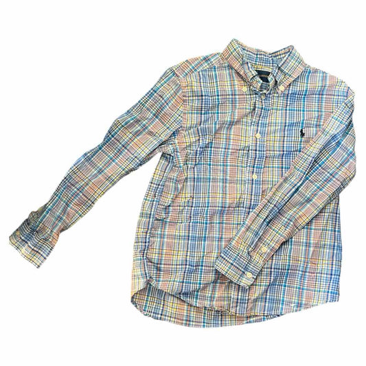 Polo Ralph Lauren (A) Blue Youth Size 7 ButtondownLS