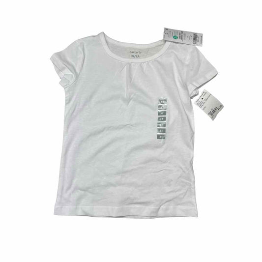 Carters (C) White Toddler Size 3T Girl's SSTopBasic