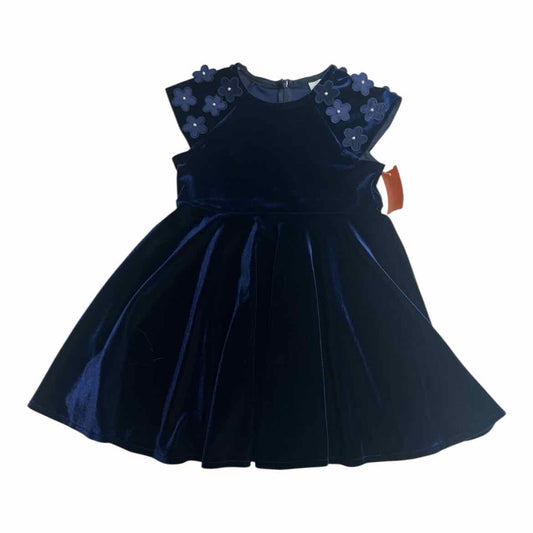 Florence Eiseman (A) Navy Toddler Size 3T Girl's FormalDress