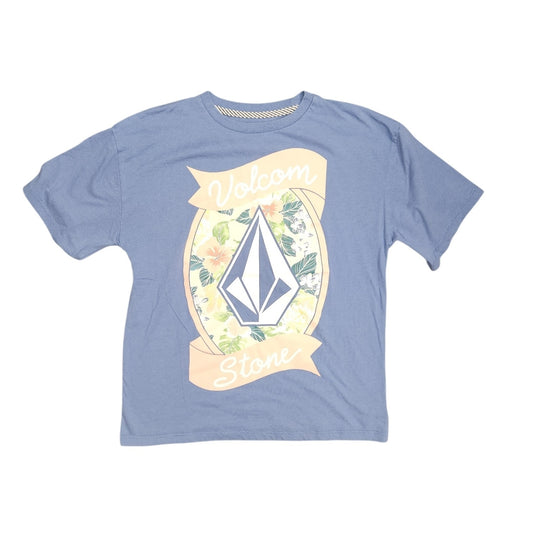 Volcom (B) Periwinkle Youth Size 14-16 Girl's SSTopBasic