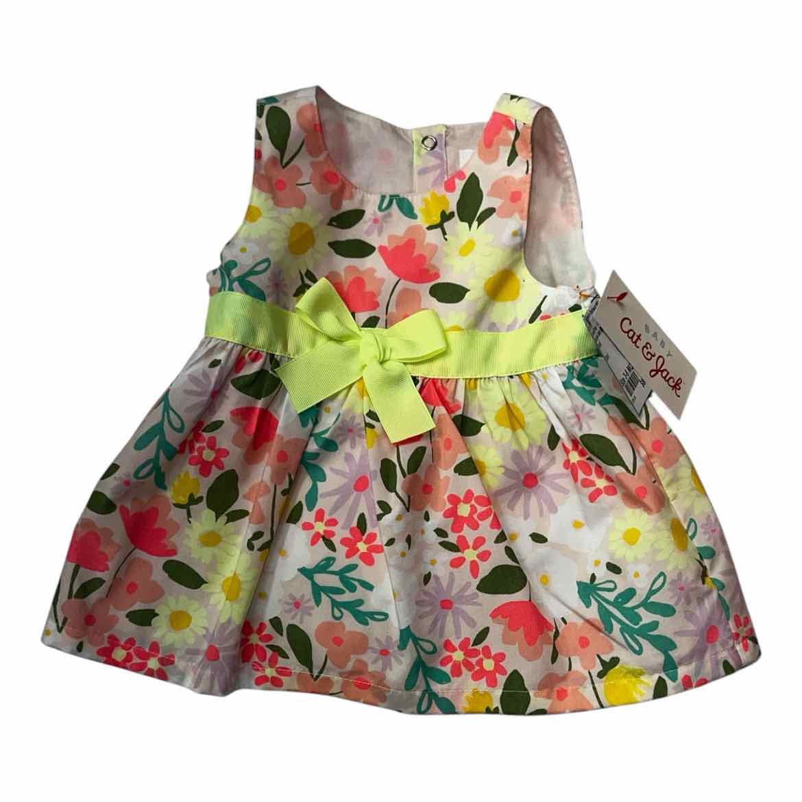 Cat and Jack (D) Floral Infant Size 3-6 MO Girl's CasualDress