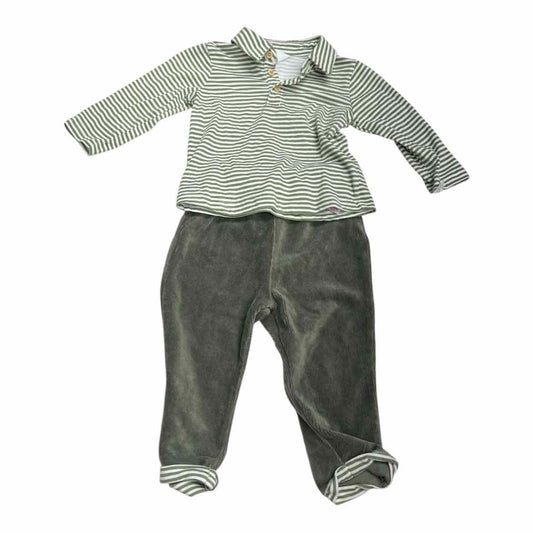 Petit Lem (B) Green Infant Size 12 MO 2PC Casual