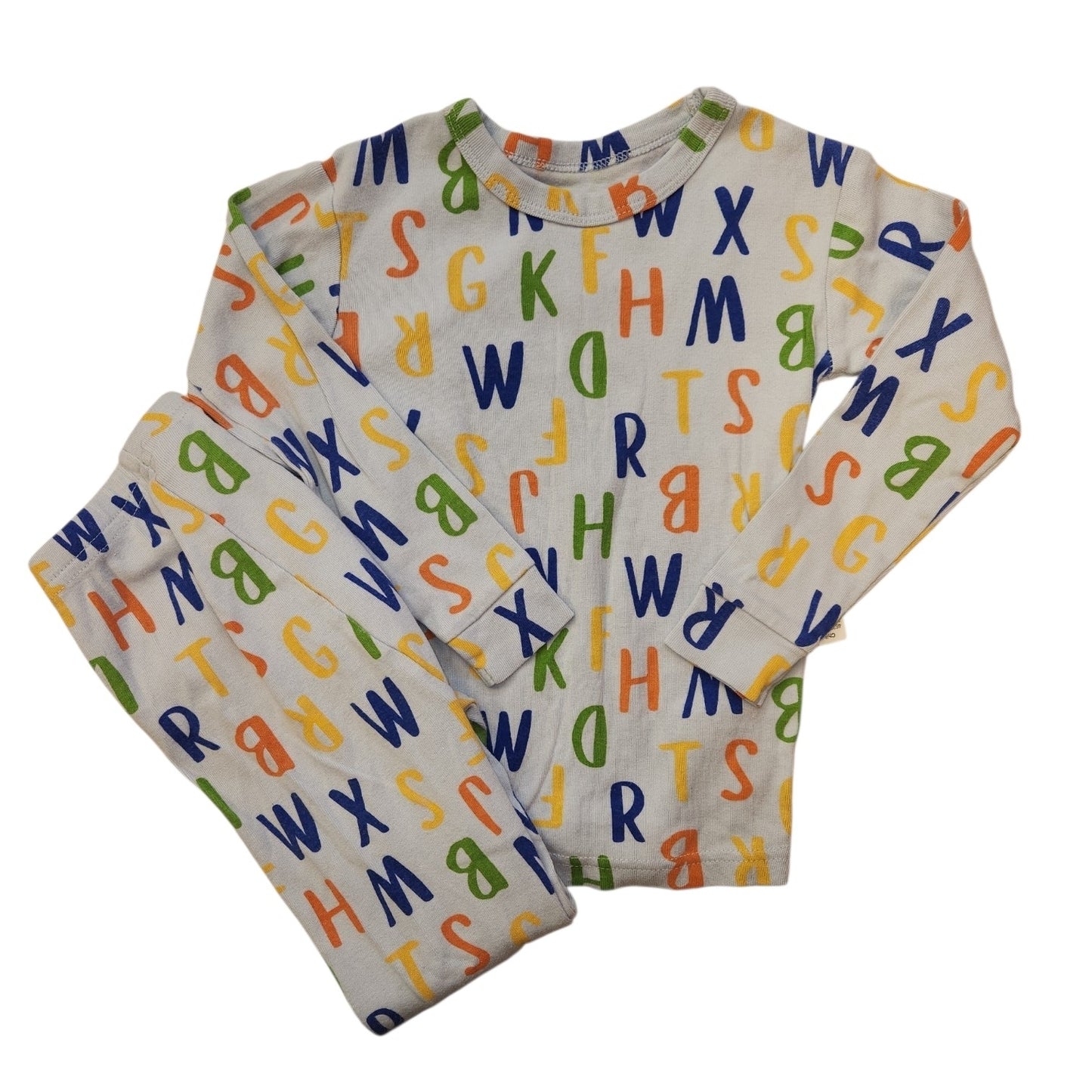Gap (B) Sky Blue Toddler Size 4 Neutral 2PCSleepwear
