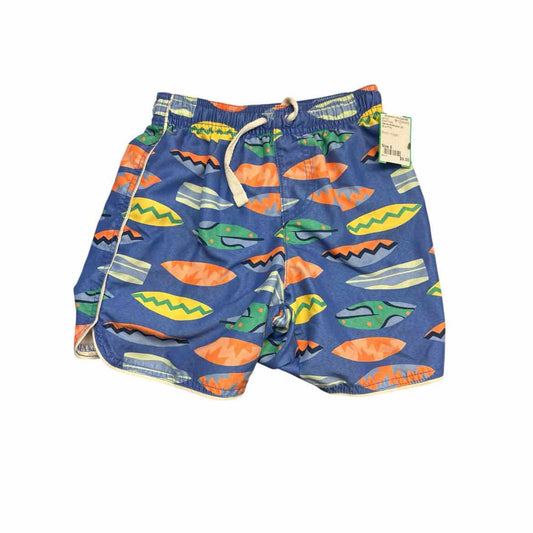 Hanna Andersson (A) Blue Print Youth Size 8 Boy's SwimTrunks