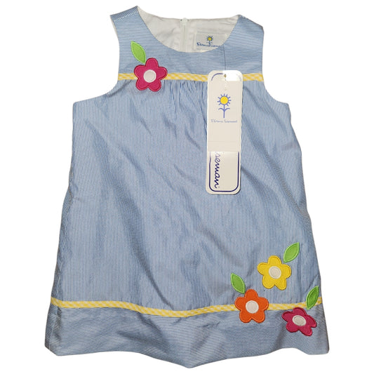 Florence Eiseman (A) Blue Toddler Size 2T Girl's Sundress