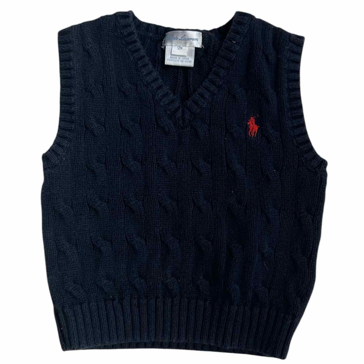 Ralph Lauren (A) Blue Infant Size 12 MO Boy's TopVest