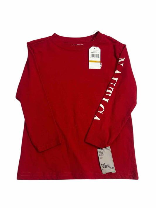 Nautica (B) Red Toddler Size 3 LSTopBasic