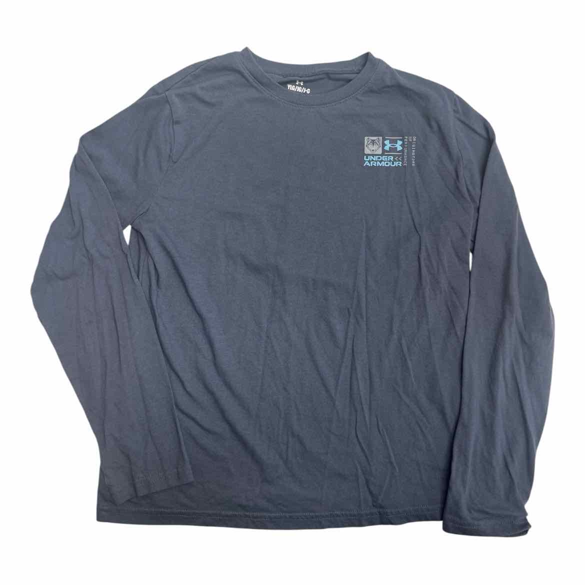 Under Armour (B) Blue Youth Size 14-16 Boy's LSTopBasic