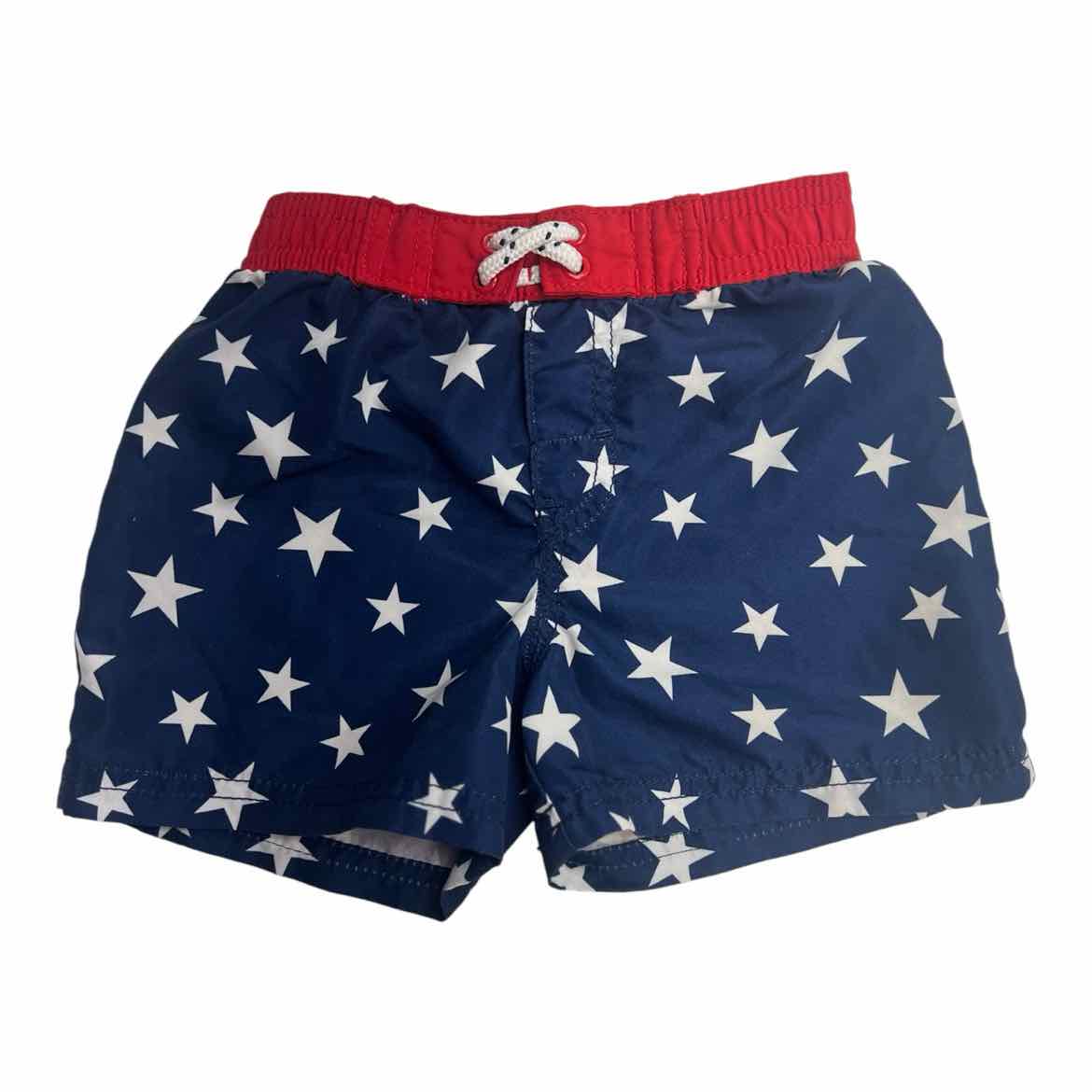 OshKosh BGosh (B) Red, White, & Blue Infant Size 24 MO Boy's SwimTrunks