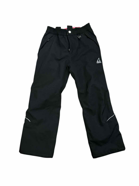 Gerry (B) Black Youth Size 10 Girl's Snow Bibs Pants
