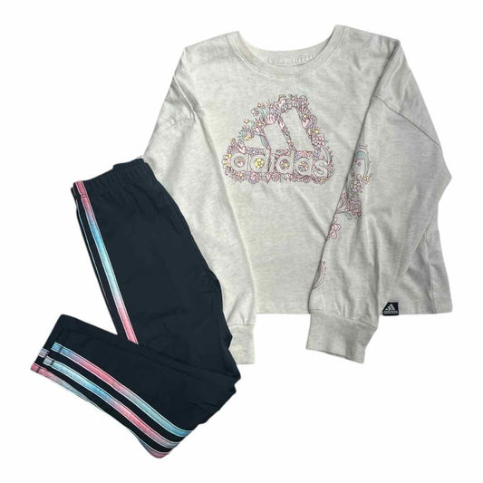 Adidas (B) Cream Toddler Size 5 2PCCasual