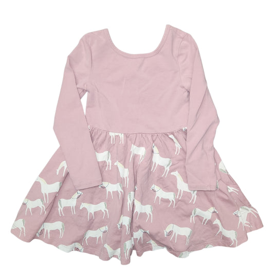 Tea Collection (A) Pink Toddler Size 4 Girl's CasualDress