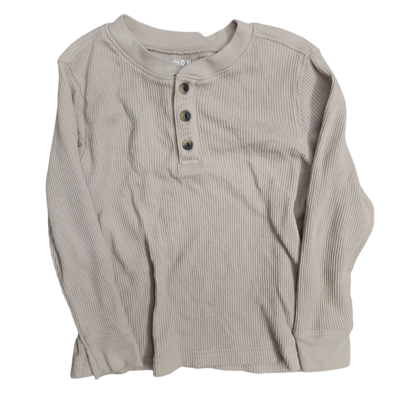 Old Navy (C) Tan Toddler Size 4T Boy's LSTop