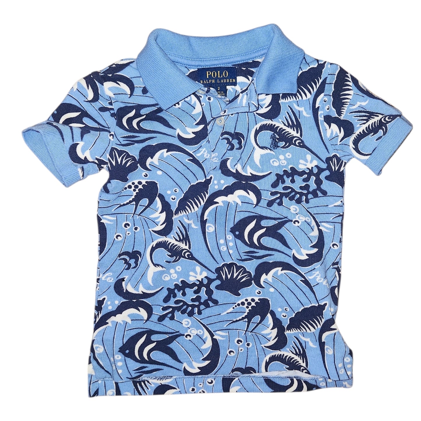 Polo Ralph Lauren (A) Blue Toddler Size 3T Polo