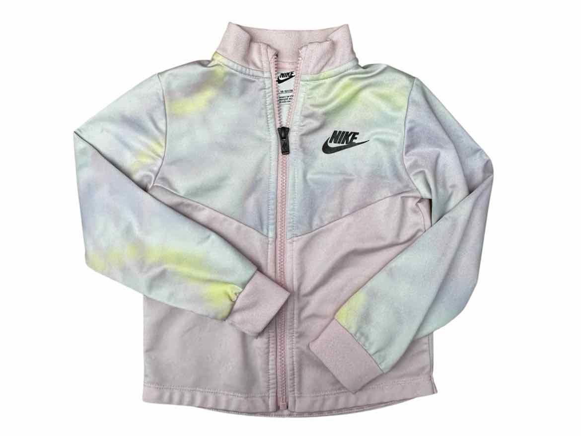 Nike (B) Pastel Multi-Color Toddler Size 4T Girl's AthleticTopLS