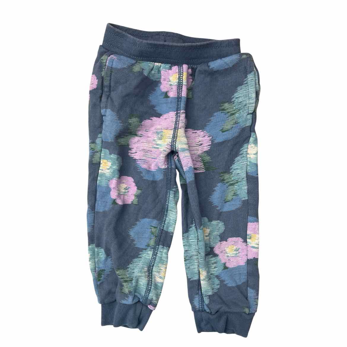 Tea Collection (A) Blue Print Infant Size 24 MO Girl's Sweatpant