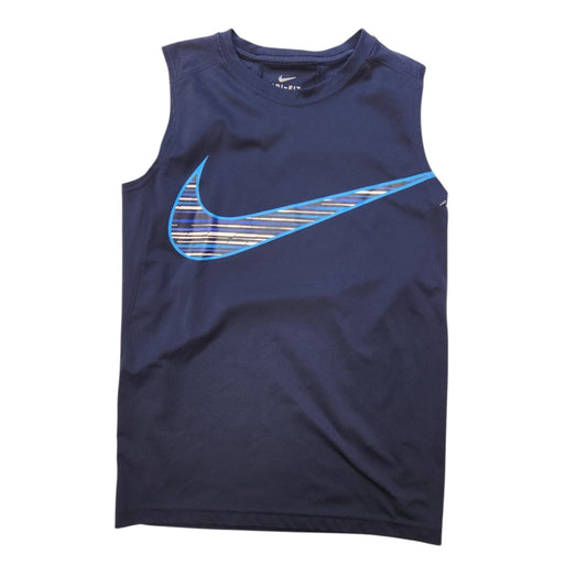 Nike (B) Navy Youth Size 10-12 Boy's AthleticTankTop