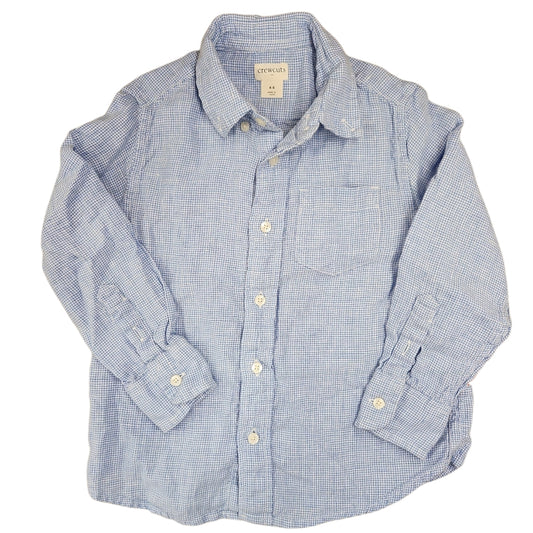 Crewcuts (B) Blue Toddler Size 4-5 ButtondownLS
