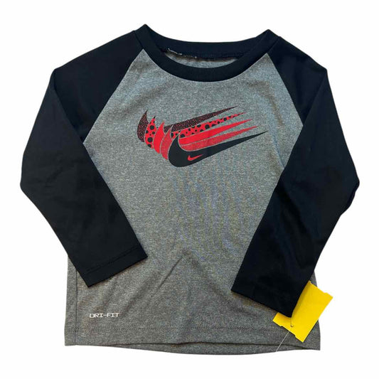 Nike (B) Black Infant Size 18 MO Boy's AthleticTopLS