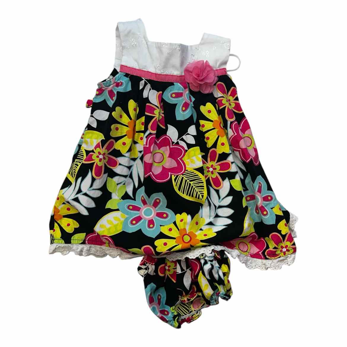 Youngland (C) Floral Infant Size NB Girl's Sundress