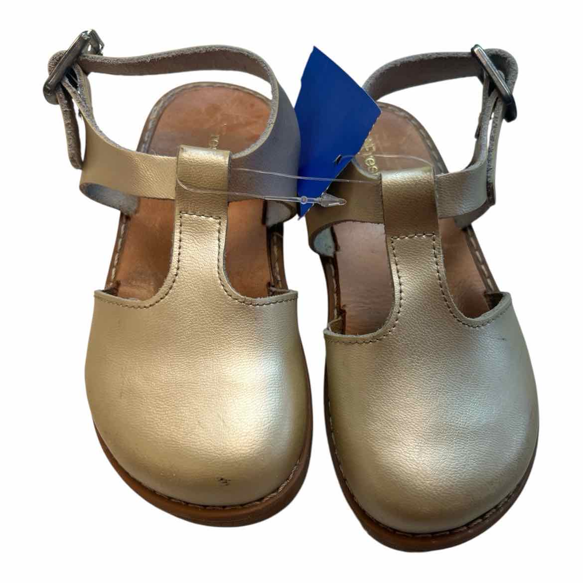Freshly Picked (AA) Gold Toddler Shoe Size 8 (Toddler) Girl's SandalsBetter