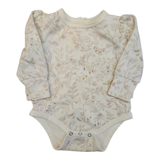 Peek (A) White Print Infant Size 3-6 MO Girl's LSTopBasic