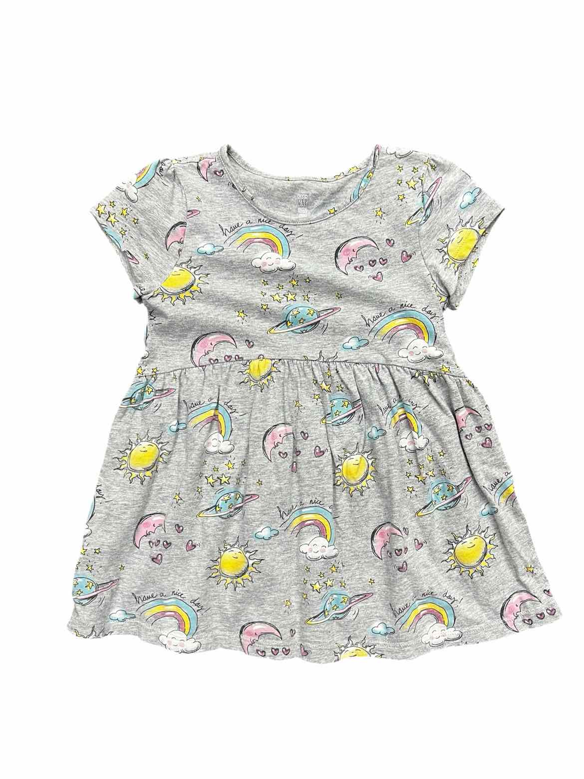 Gap (B) Grey Toddler Size 5T Girl's Basic dress