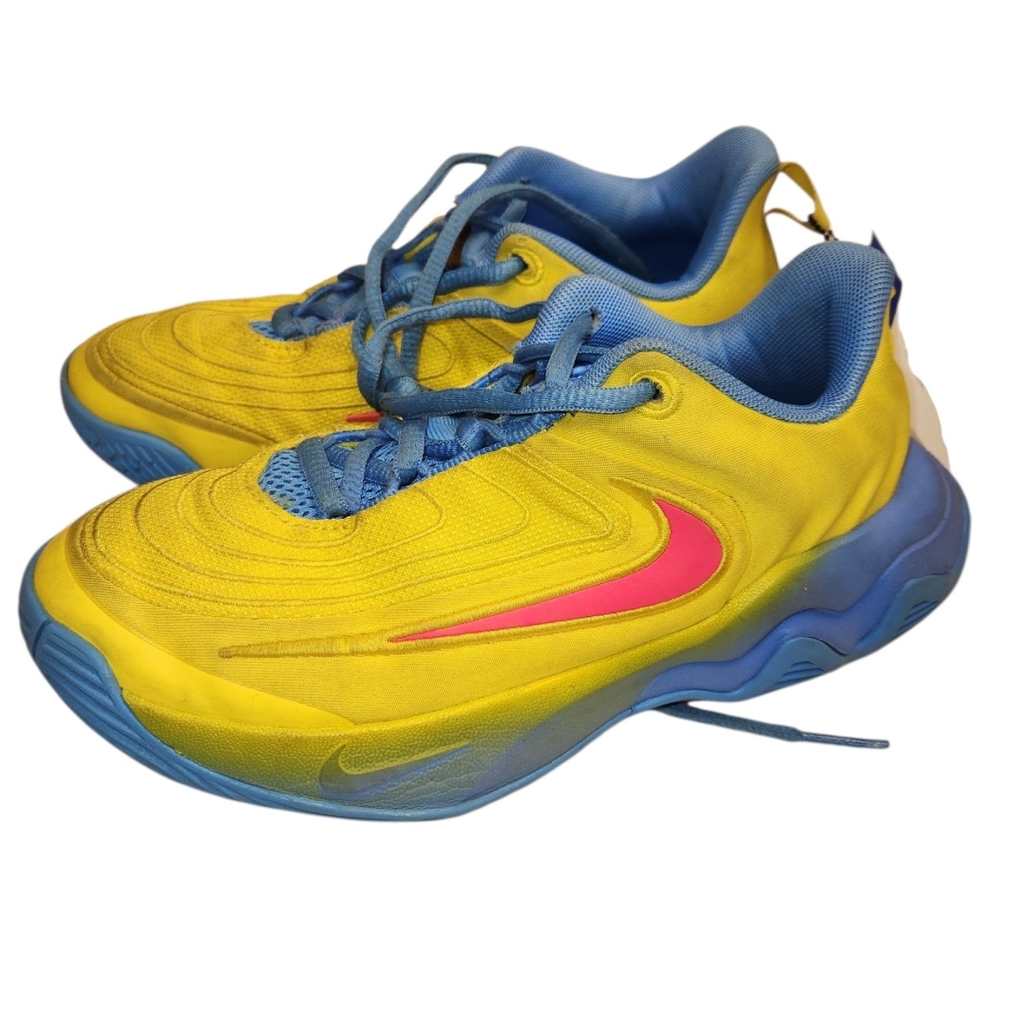 Nike (B) Yellow Youth Shoe Size 1 (Youth) Girl's Casual Shoes