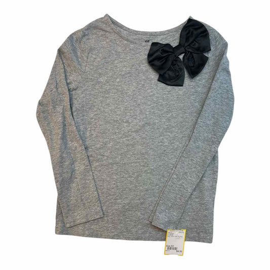 H & M (D) Grey Youth Size 6X Girl's LSTopBasic