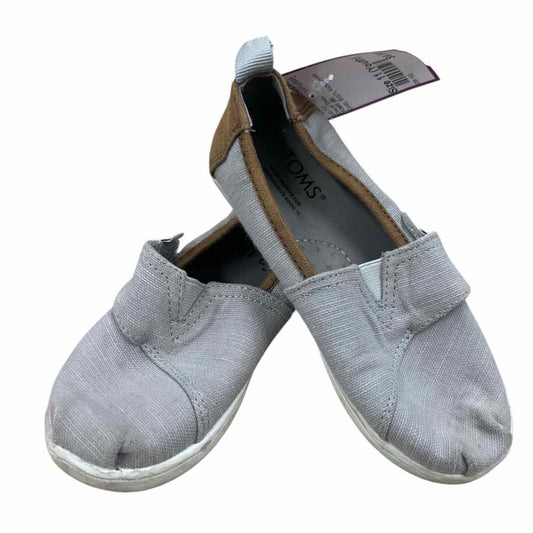 TOMS (B) Grey Youth Shoe Size 11 (Youth) Casual Shoes