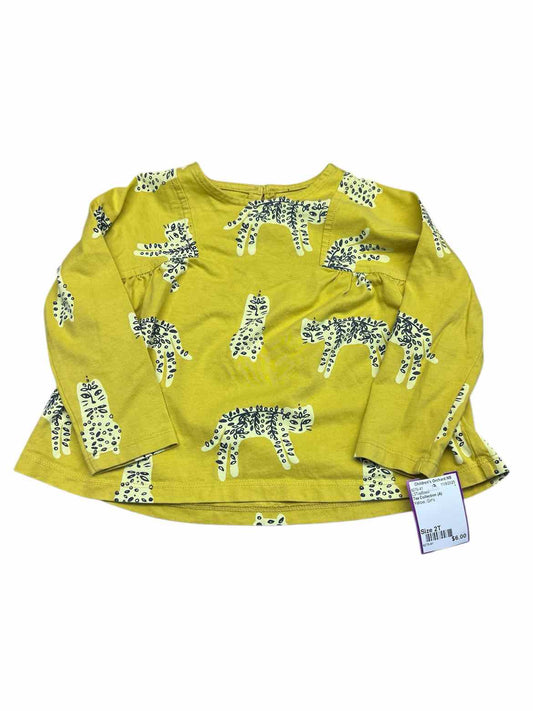 Tea Collection (A) Yellow Toddler Size 2T LSTopBasic