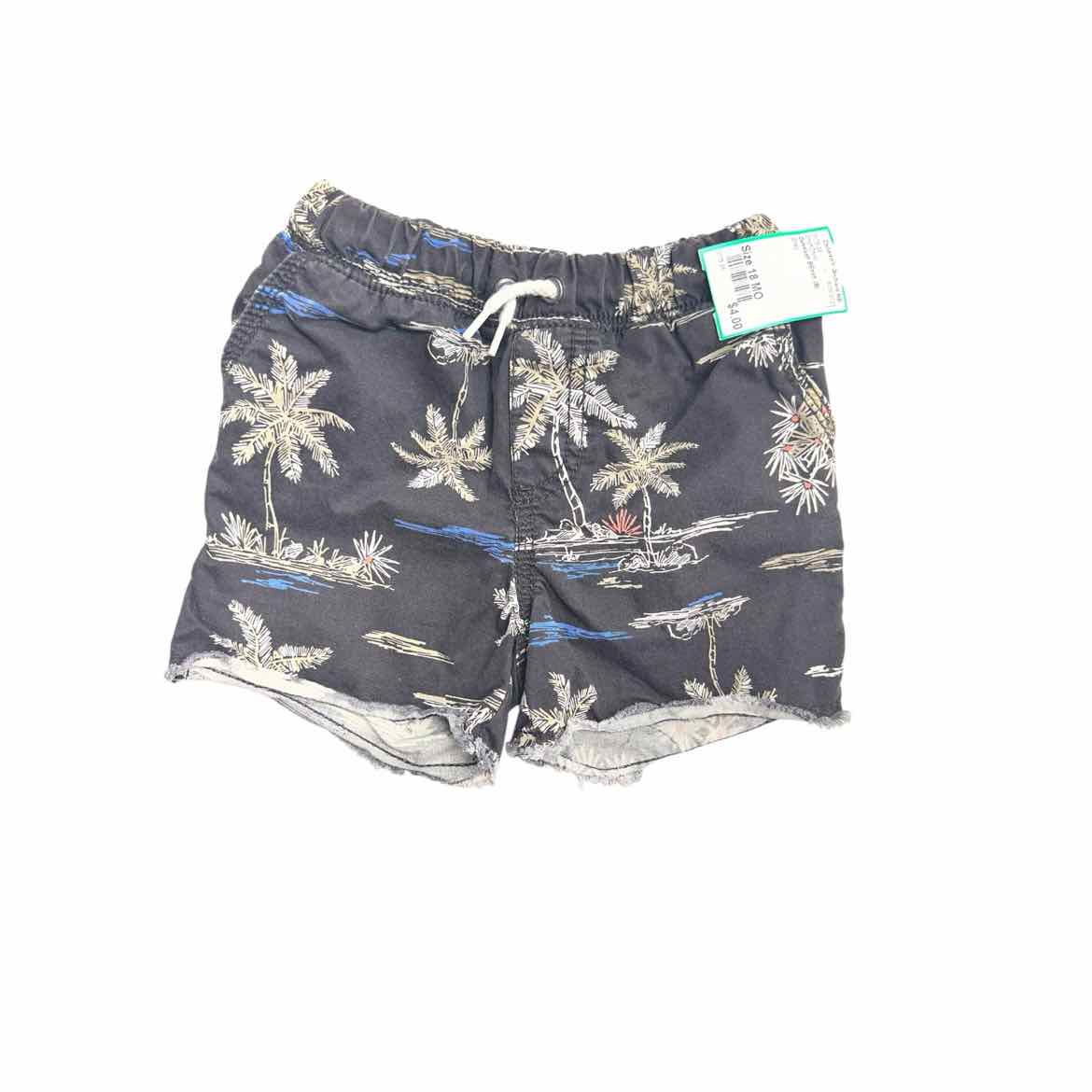 OshKosh BGosh (B) Grey Infant Size 18 MO Boy's ShortChino